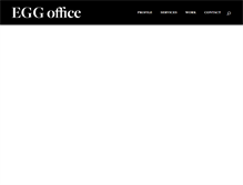 Tablet Screenshot of eggoffice.com